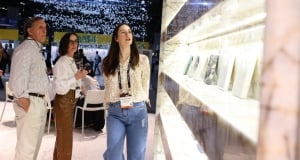 Attendees at Coverings